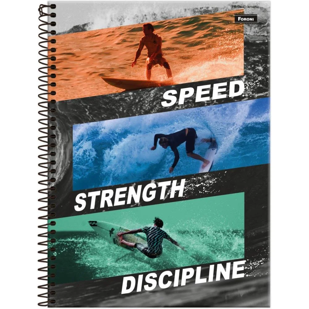 Caderno 15X1 Capa Dura Freewave 240F Foroni (Pct.c/02) - imagem 5