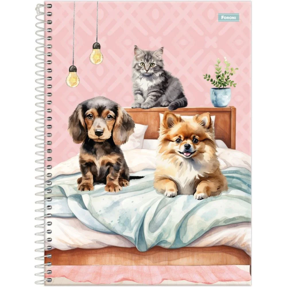 Caderno 10X1 Capa Dura Furfriends 160F Foroni (Pct.c/04) - imagem 6