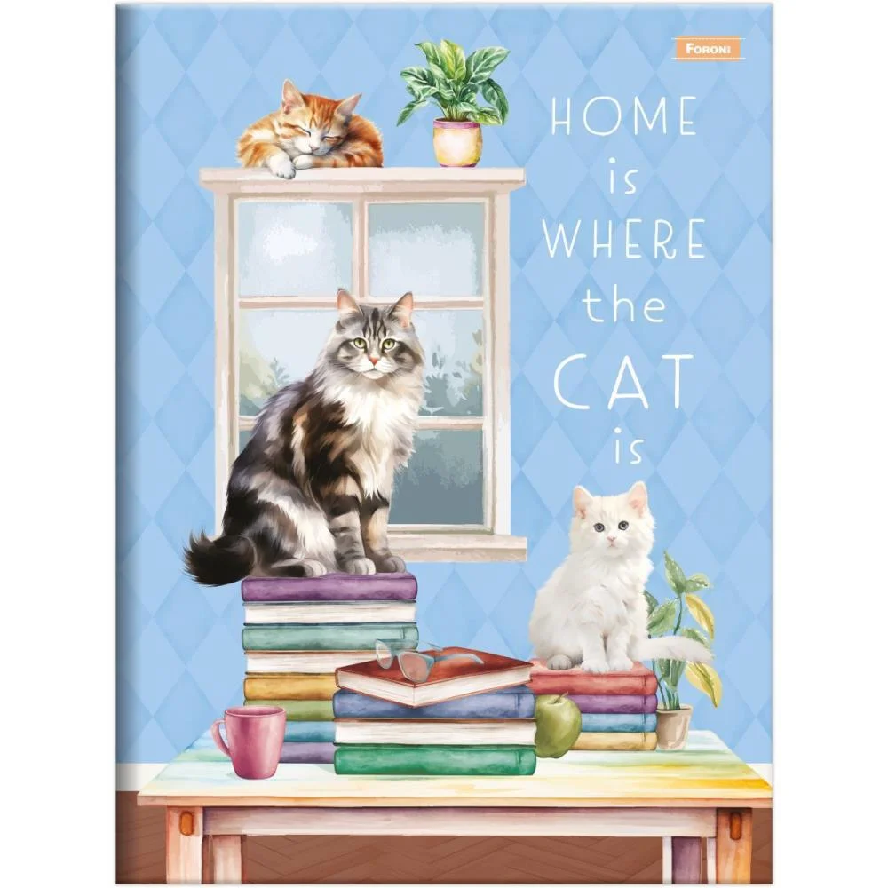 Caderno Brochurao Capa Dura Furfriends 80F Foroni (Pct.c/05) - imagem 5
