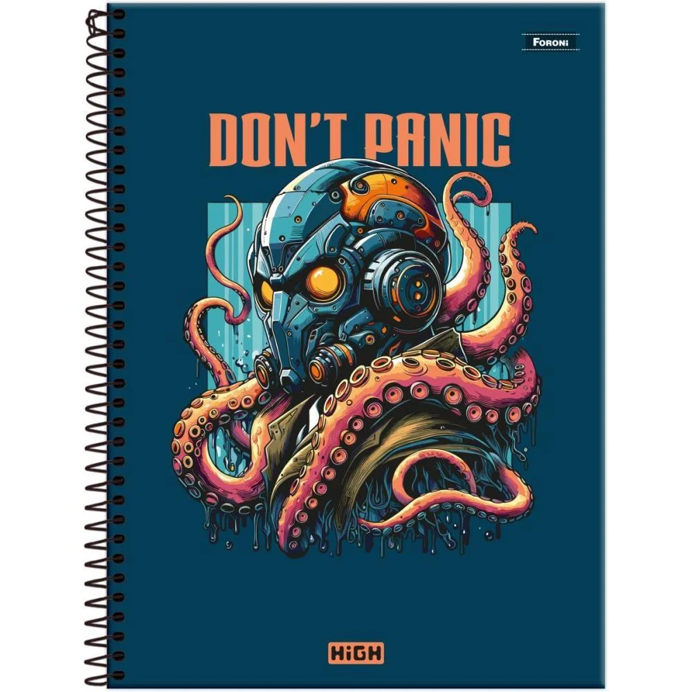 Caderno 20X1 Capa Dura High Masculino 320F Foroni (Pct.c/02) - imagem 2