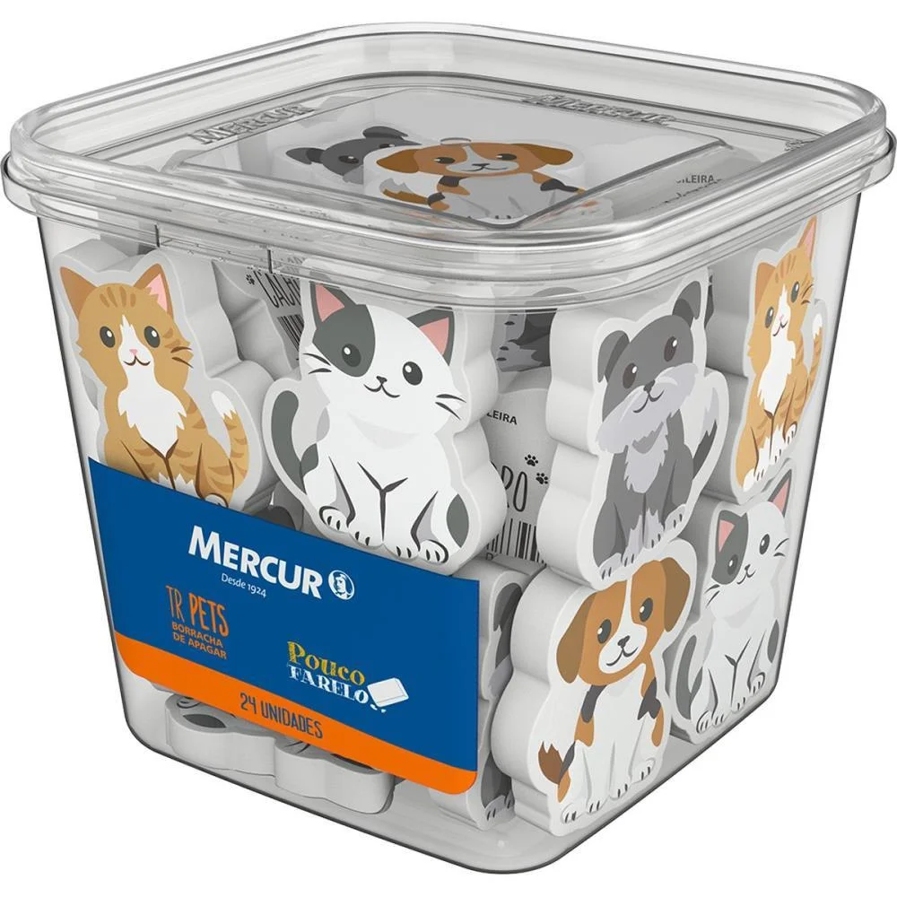 Borracha Decorada Tr Pets Mercur (Pote-24) - imagem 2