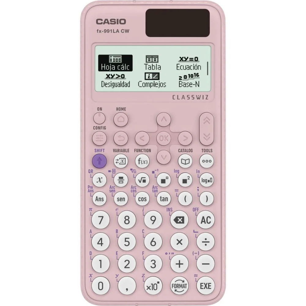 Calculadora Cientifica Fx991 Lacw-Pk 550 Funcoes Rosa Casio (Unidade) - imagem 2