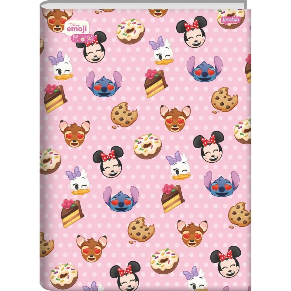 Caderno Brochurao Capa Dura Disney Emoji 80Fls. Jandaia (Pct.c/05) - imagem 5