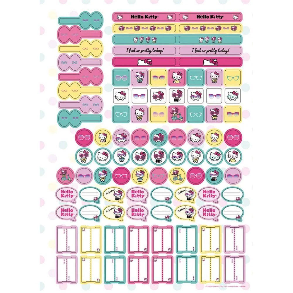 Caderno 01X1 Capa Dura Hello Kitty Kraft 80Fls I.a Jandaia (Pct.c/04) - imagem 10
