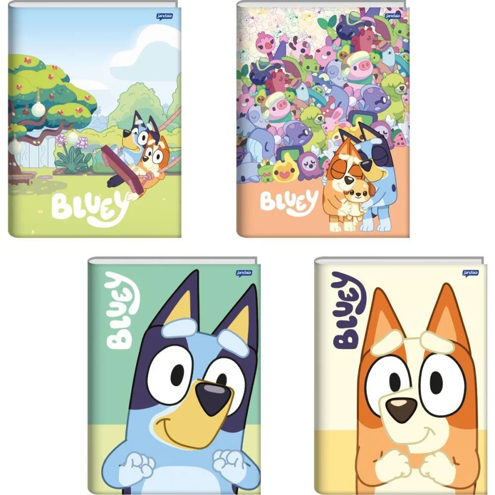 Caderno Brochurao Capa Dura Bluey 80Fls. Jandaia (Pct.c/05) - imagem 2