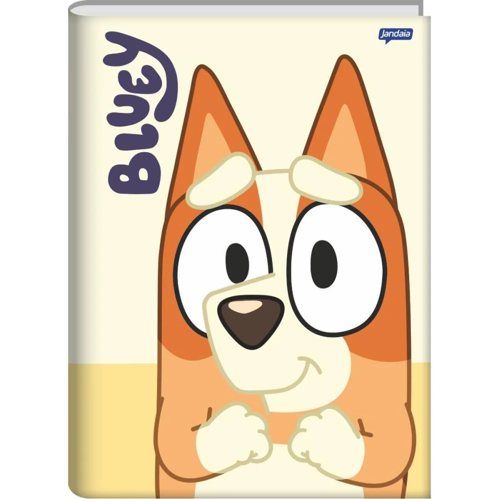 Caderno Brochura 1/4 Capa Dura Bluey 80Fls. Jandaia (Pct.c/05) - imagem 7
