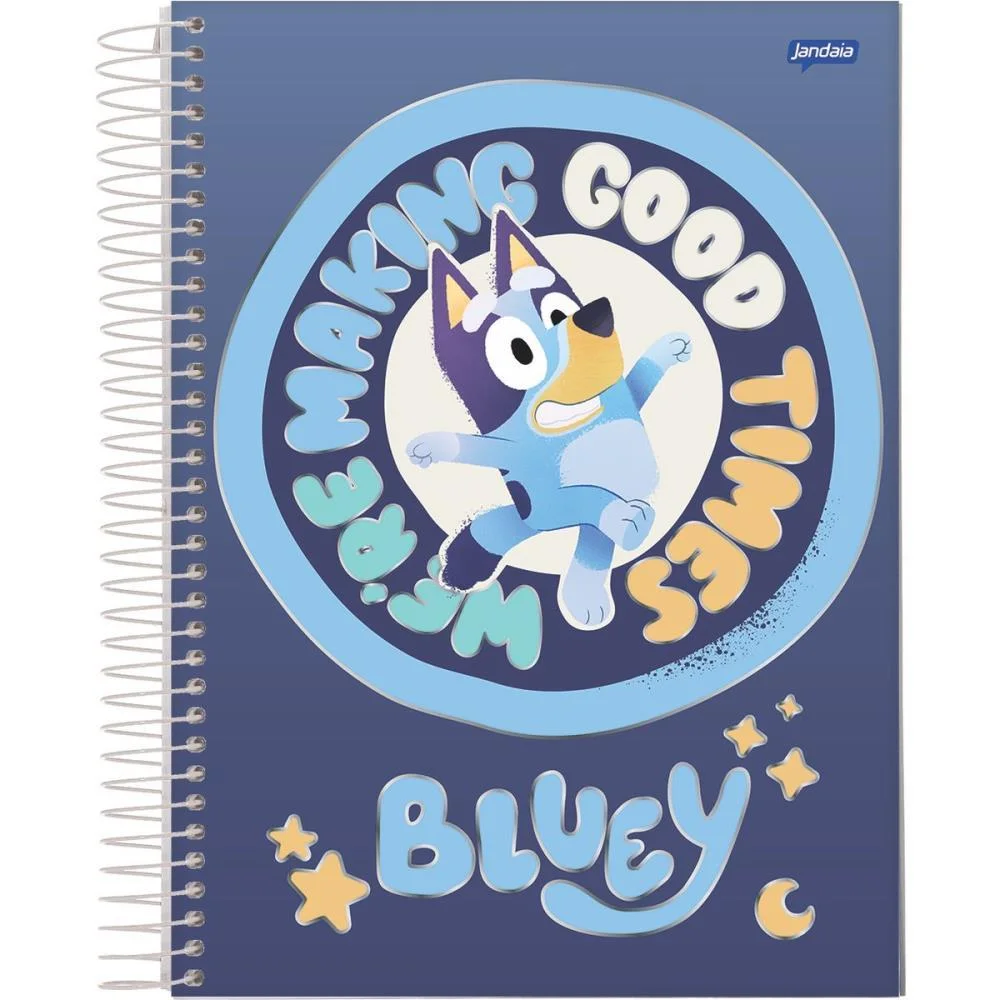 Caderno 01X1 Capa Dura Bluey 80Fls. I.a Jandaia (Pct.c/04) - imagem 4