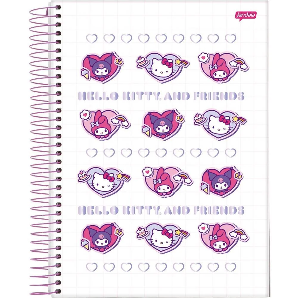 Caderno 01X1 Capa Dura Besties Forever 80Fls. I.a Jandaia (Pct.c/04) - imagem 6