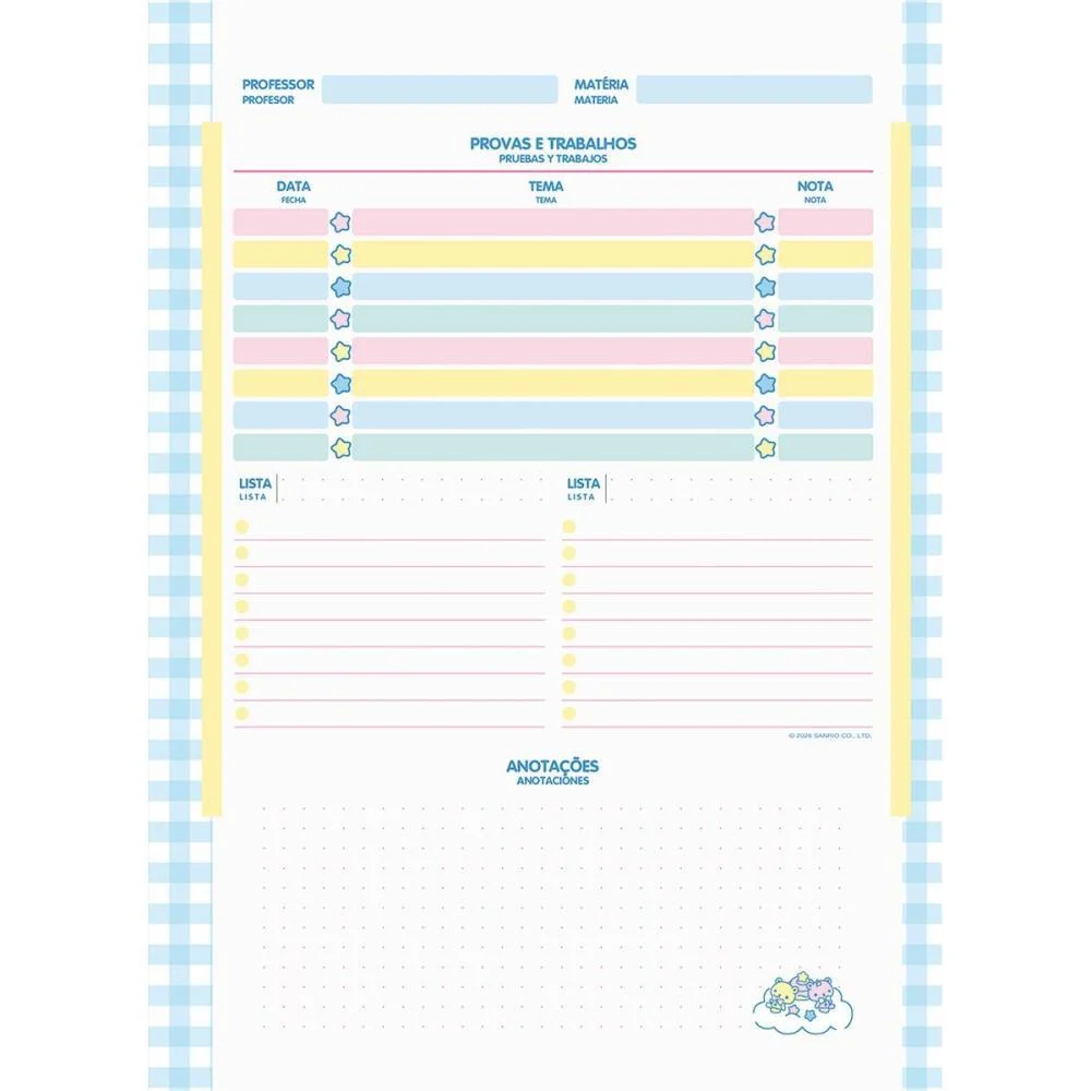 Caderno 01X1 Capa Dura Cinnamonroll 80Fls. I.a Jandaia (Pct.c/04) - imagem 12