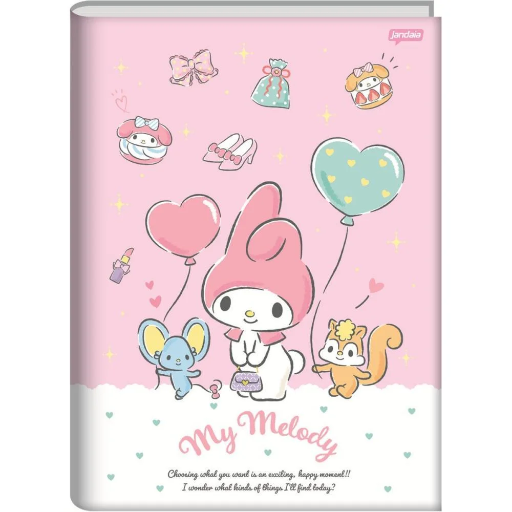 Caderno Brochurao Capa Dura My Melody 80Fls. Jandaia (Pct.c/05) - imagem 5