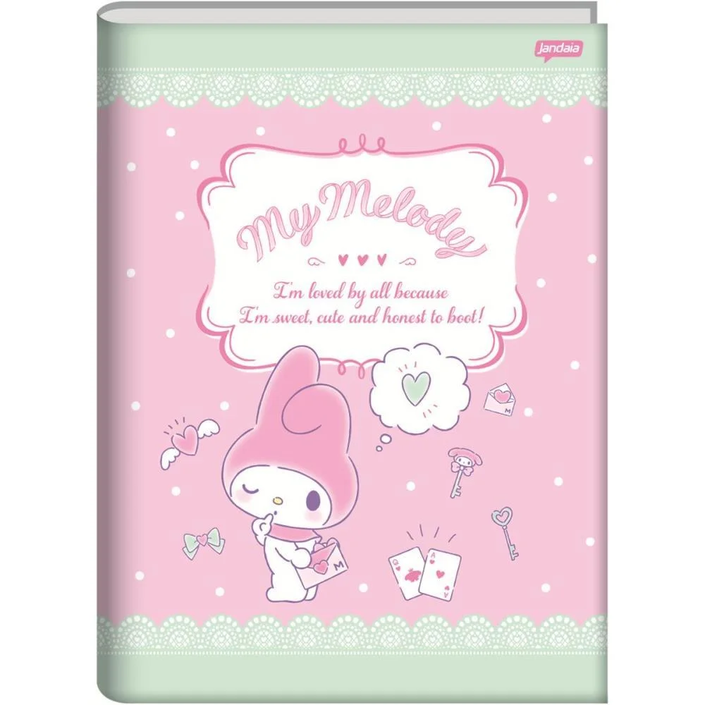 Caderno Brochurao Capa Dura My Melody 80Fls. Jandaia (Pct.c/05) - imagem 6
