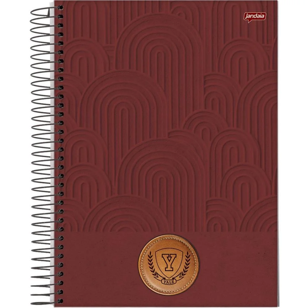 Caderno Espiral 1/4 Capa Dura Yale 80Fls. Jandaia (Pct.c/05) - imagem 4