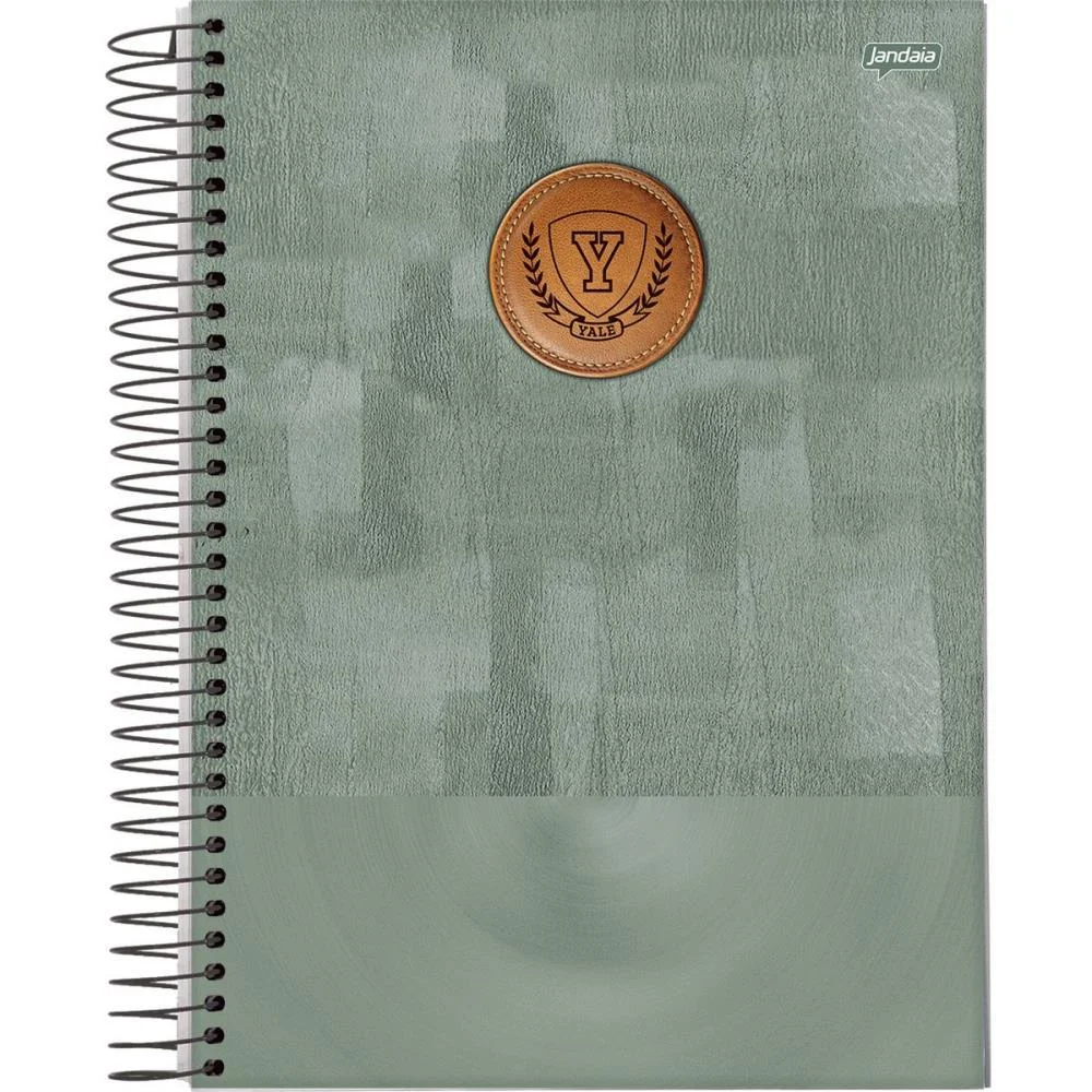 Caderno Espiral 1/4 Capa Dura Yale 80Fls. Jandaia (Pct.c/05) - imagem 5