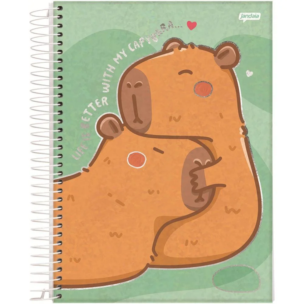 Caderno 15X1 Capa Dura Capyvibes 240Fls. I.a Jandaia (Pct.c/02) - imagem 5