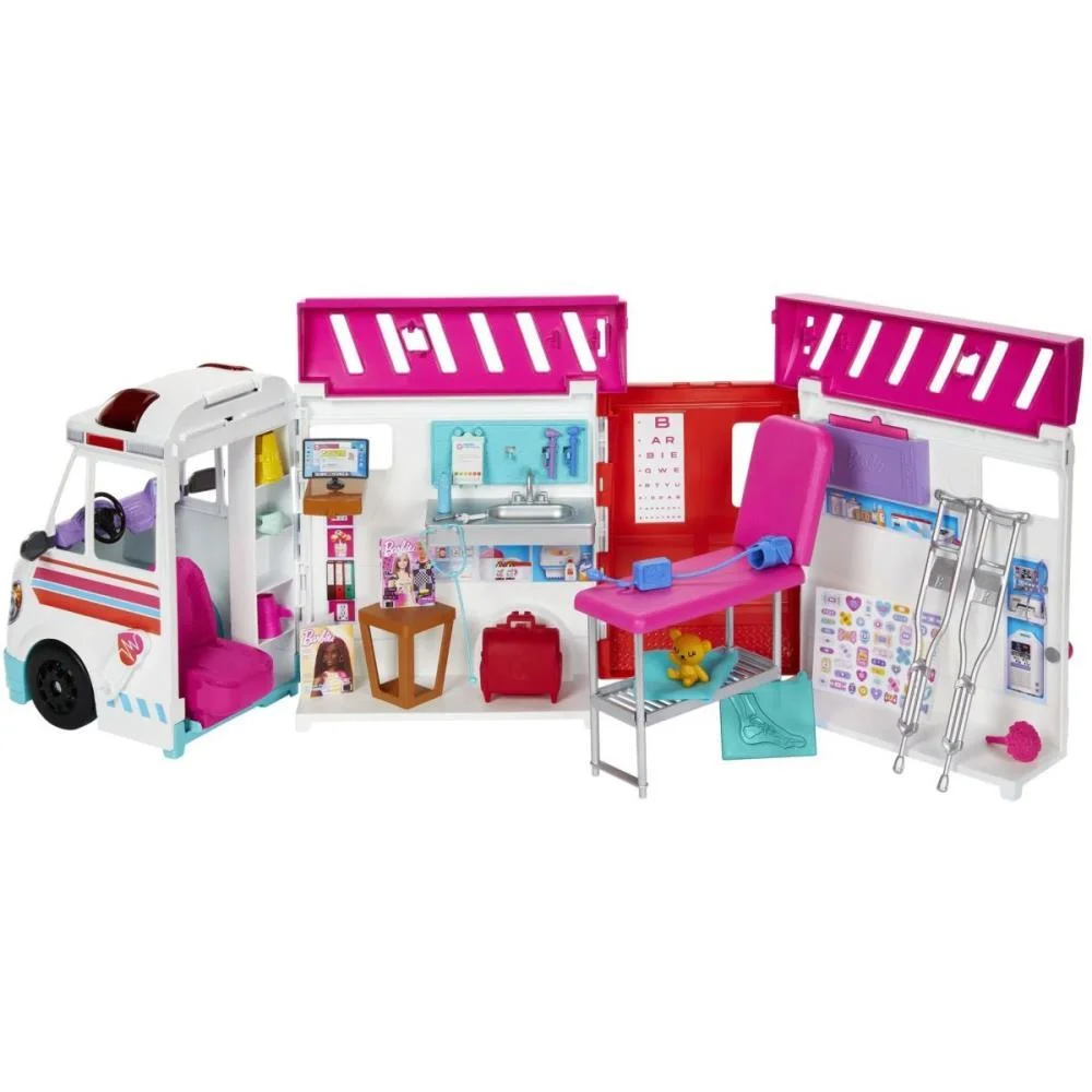 Barbie Profissoes Ambulância De Cuidados Médicos Mattel (Unidade) - imagem 4