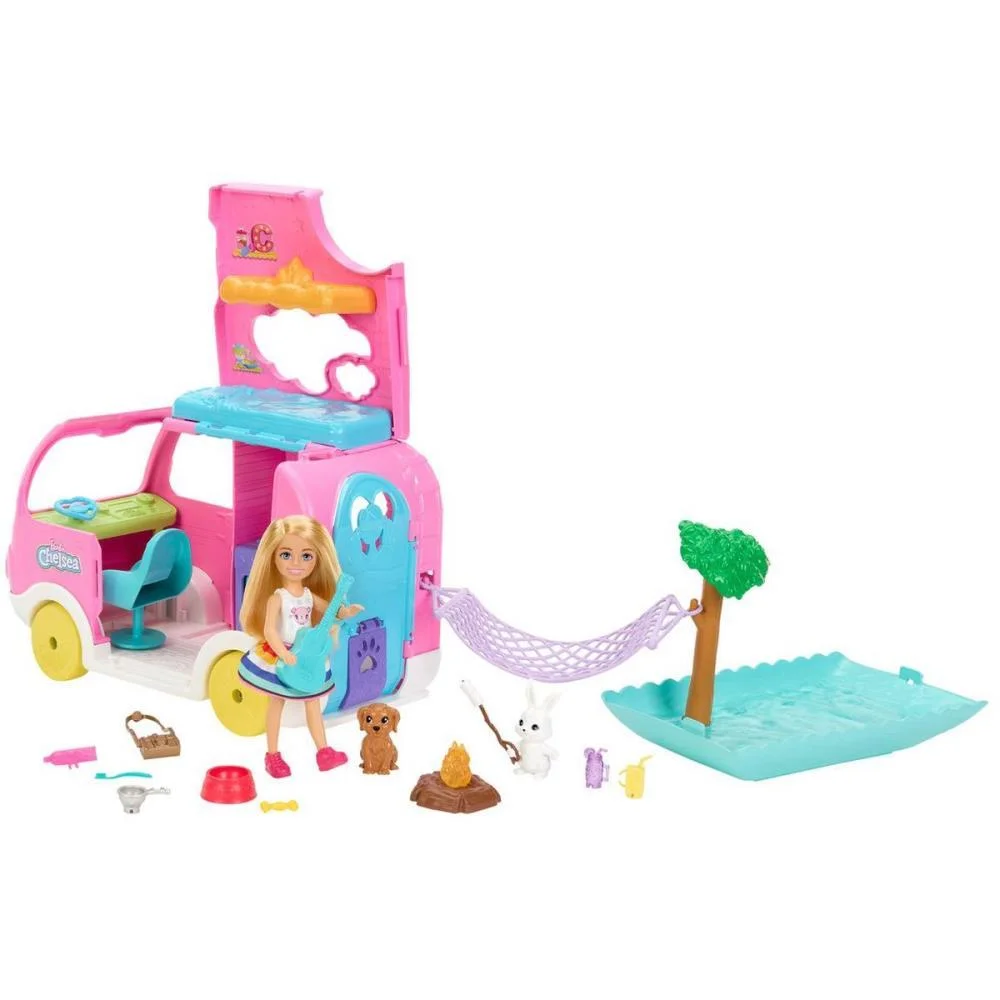Barbie Family Chelsea Trailer De Camping Mattel (Unidade) - imagem 9