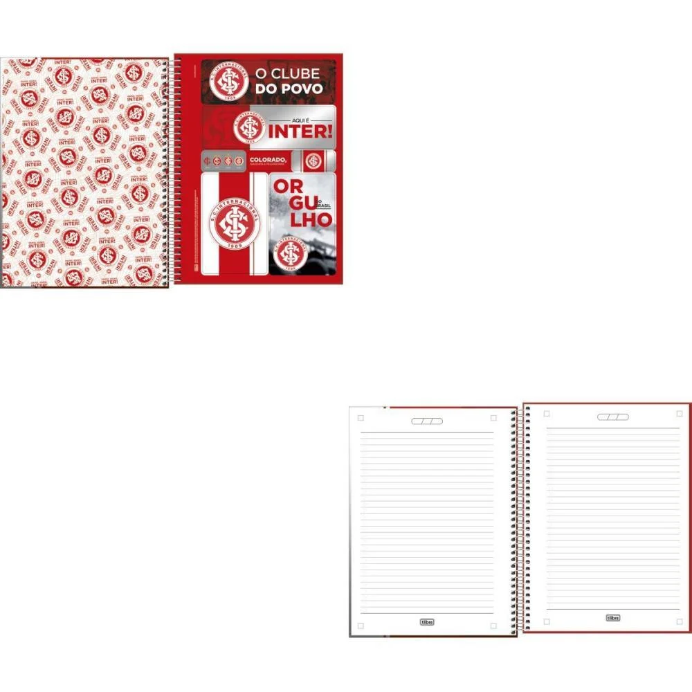 Caderno 01X1 Capa Dura Internacional 80Fls Tilibra (Pct.c/04) - imagem 3