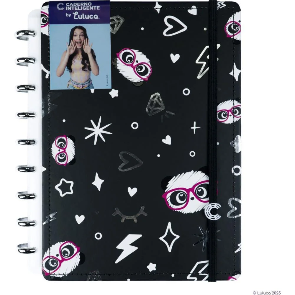 Caderno Inteligente Medio Luluca Pandalu Star 80Fls Caderno Inteligente (Unidade) - imagem 5