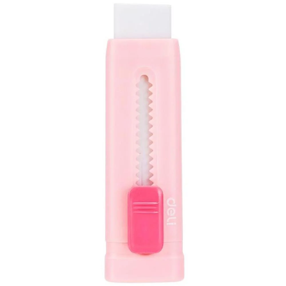 Borracha Caneta Retratil Triangular Pvc Sortid Deli (Dp.c/18) - imagem 4