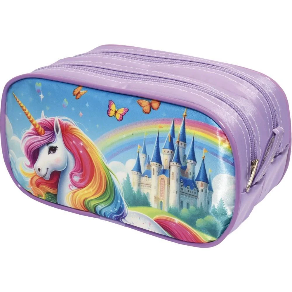 Estojo Duplo Unicornio Castelo Encanta. (S) Reflex (Unidade) - imagem 2