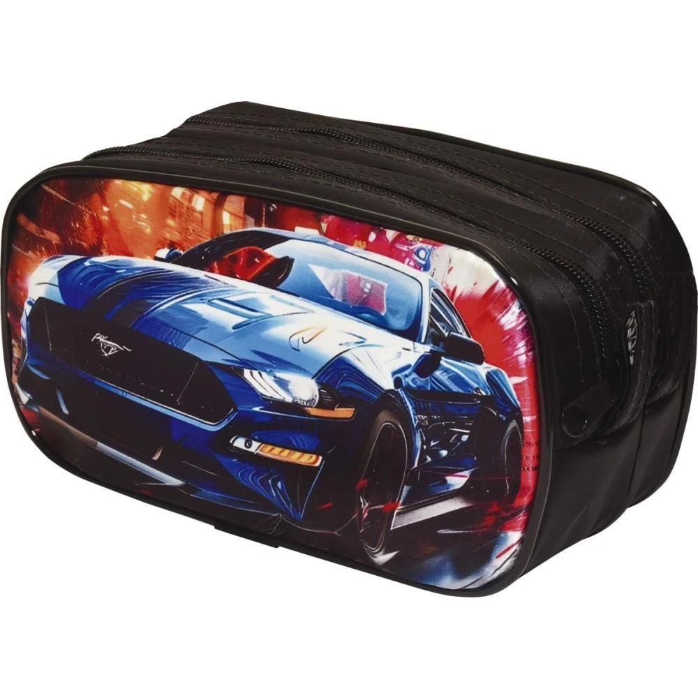 Estojo Duplo Carros De Corrida Reflex (Unidade) - imagem 3