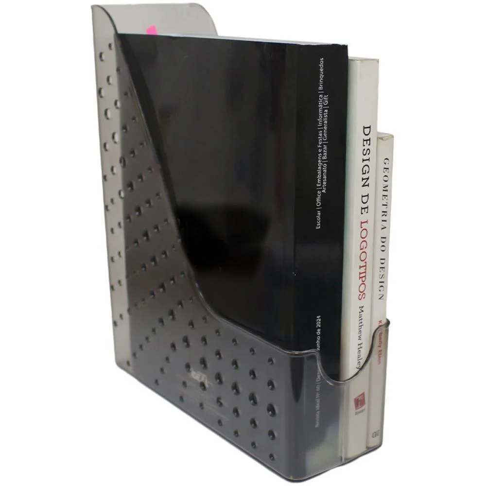 Acessorio Para Mesa Porta Revistas Fume Selado Maxcril (Unidade) - imagem 5