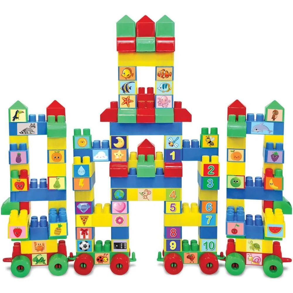 Brinquedo Para Montar Castelinho 128Pcs C/55 Adesivo Ggb Plast (Unidade) - imagem 4