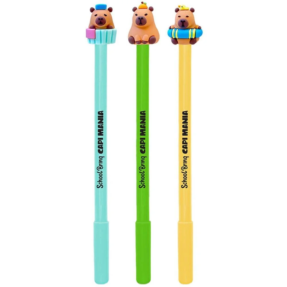 Caneta Gel Capivara 3Mod.(S) Polibrinq (Pote.c/24) - imagem 3