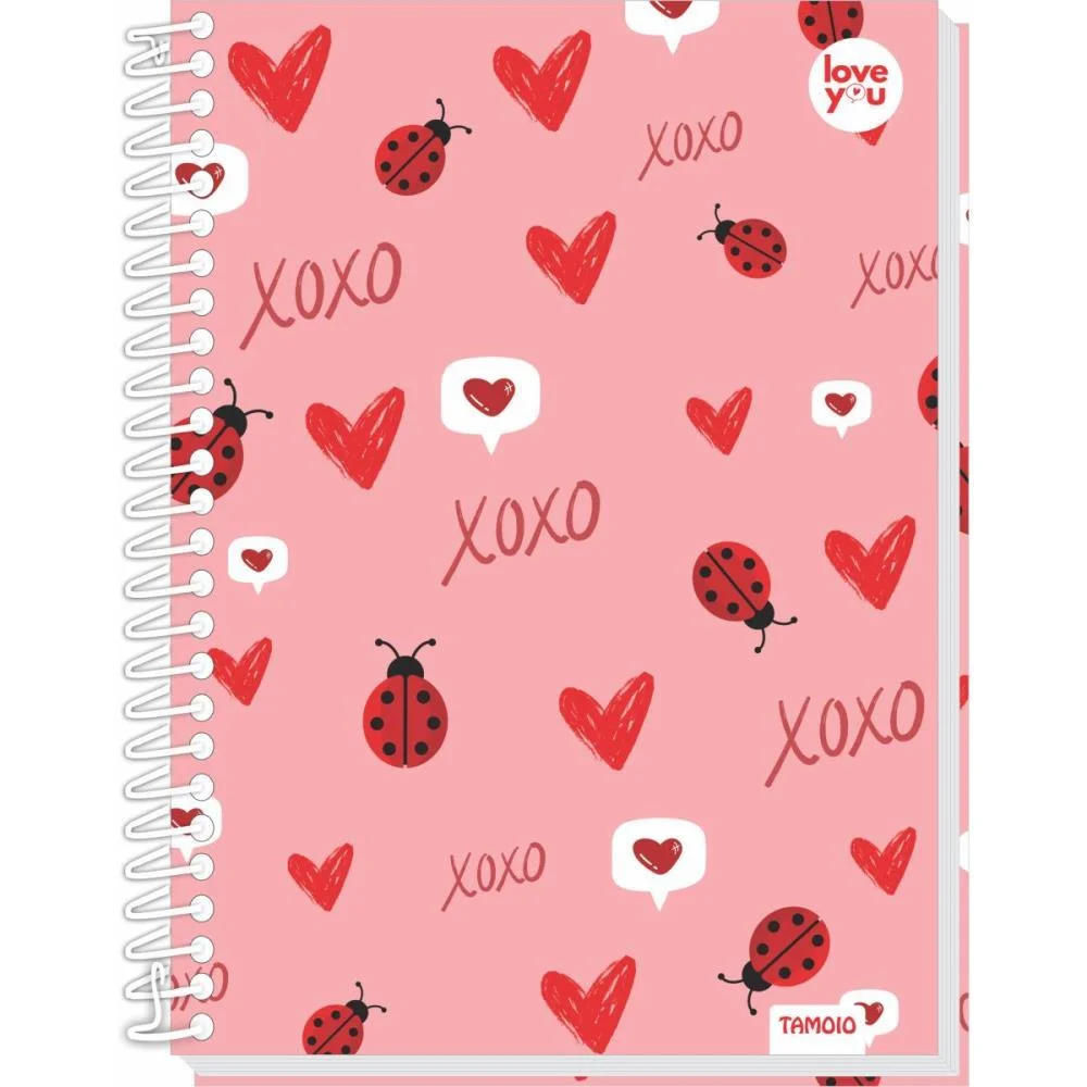 Caderno 10X1 Capa Dura Love You 160Fls Tamoio (Pct.c/04) - imagem 4