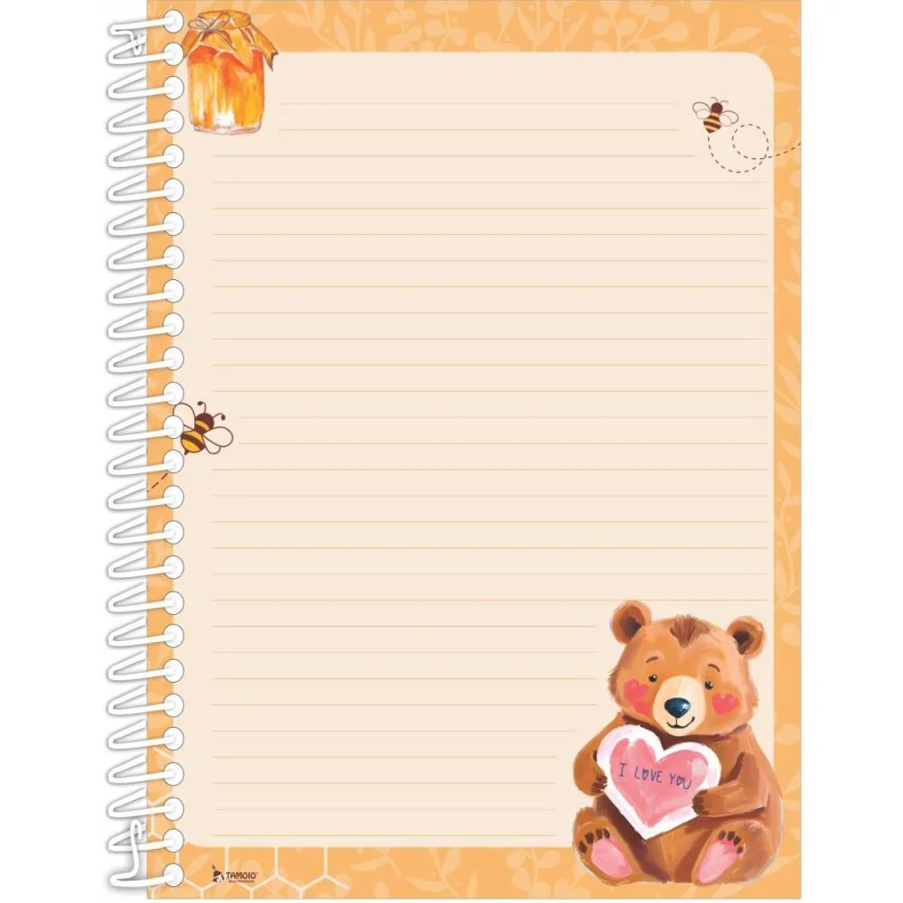 Caderno 01X1 Capa Dura Sweet Dreams 80Fls Papel Carta Tamoio (Pct.c/04) - imagem 3
