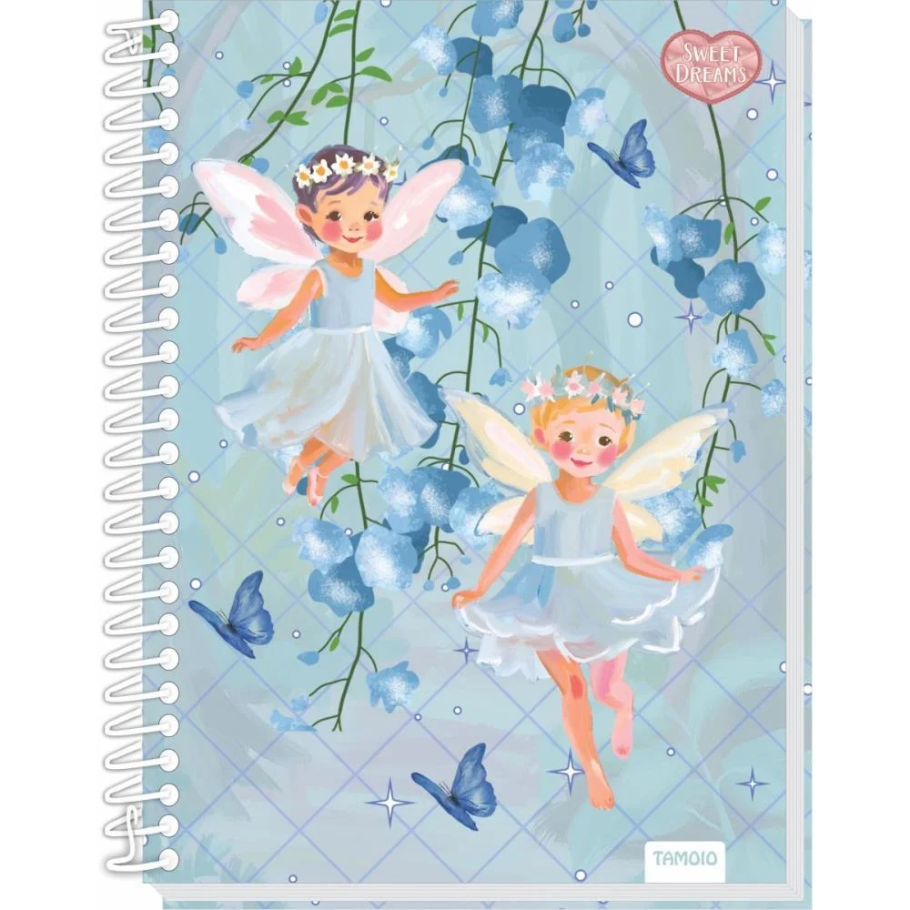 Caderno 10X1 Capa Dura Sweet Dreams 160Fls Papel Cart Tamoio (Pct.c/02) - imagem 13