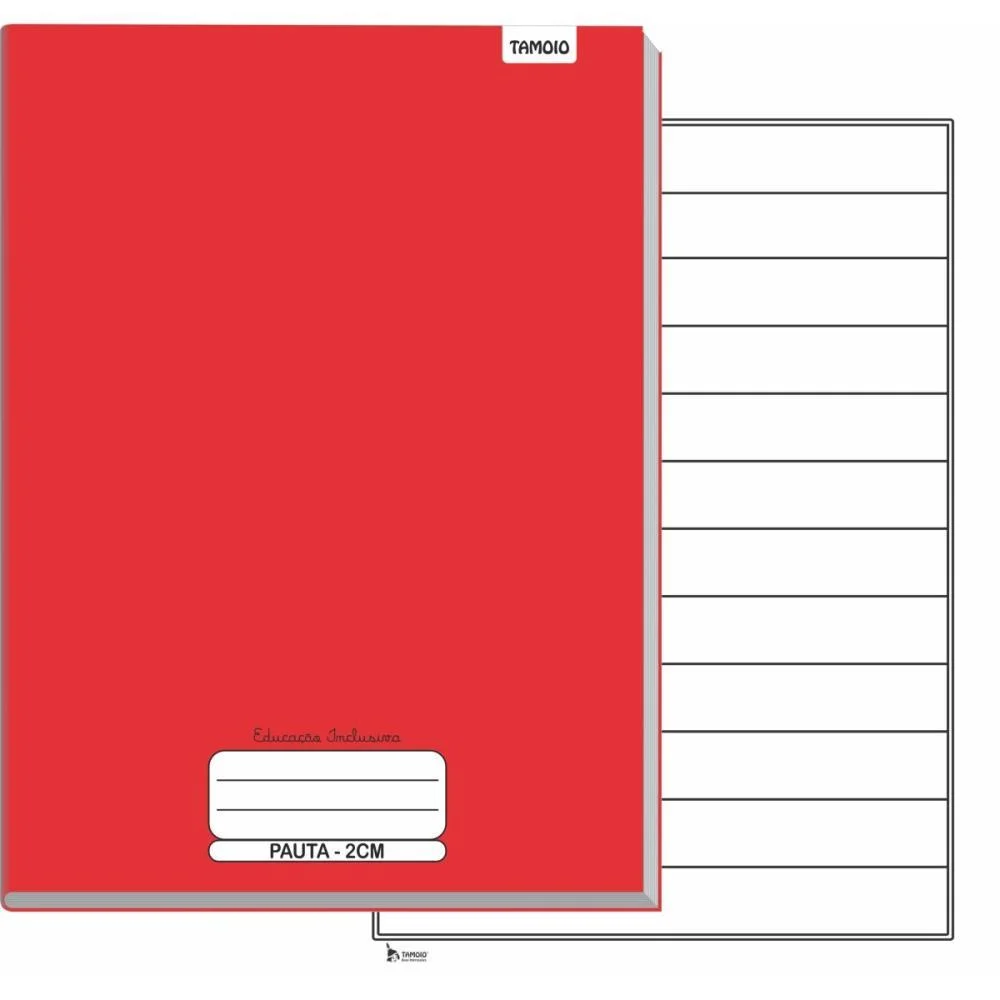 Caderno Brochurao Capa Dura Neuro Pauta Ampliada 40 Folhas Tamoio (Pct.c/05) - imagem 5