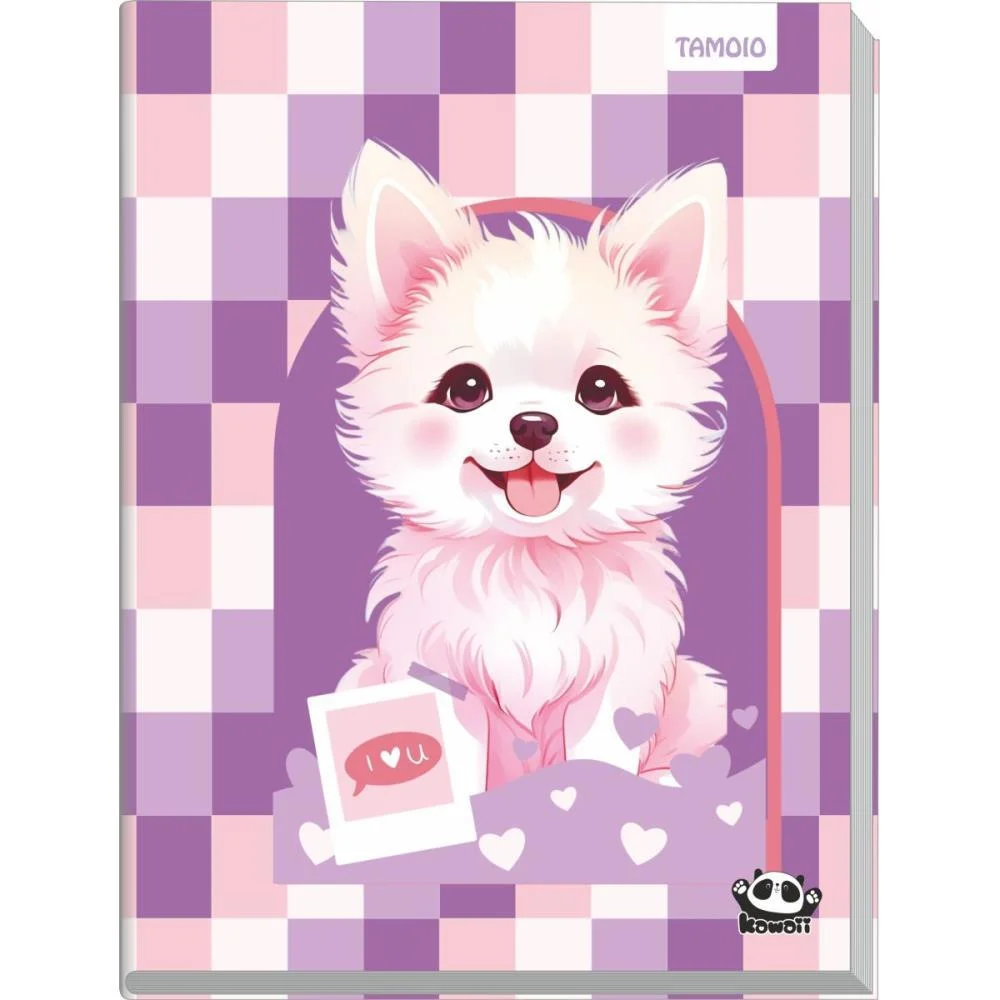 Caderno Brochurao Capa Dura Kawaii 96 Folhas Tamoio (Pct.c/04) - imagem 4