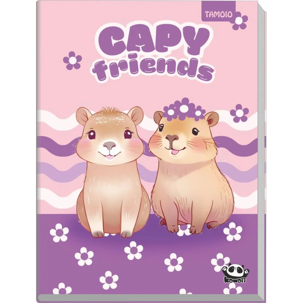 Caderno Brochura 1/4 Capa Dura Kawaii 96 Folhas Tamoio (Pct.c/04) - imagem 3