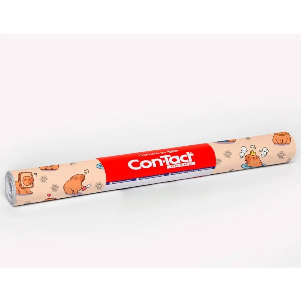 Contact Decorado 45Cmx10M Capivara Contact (Rolo) - imagem 3