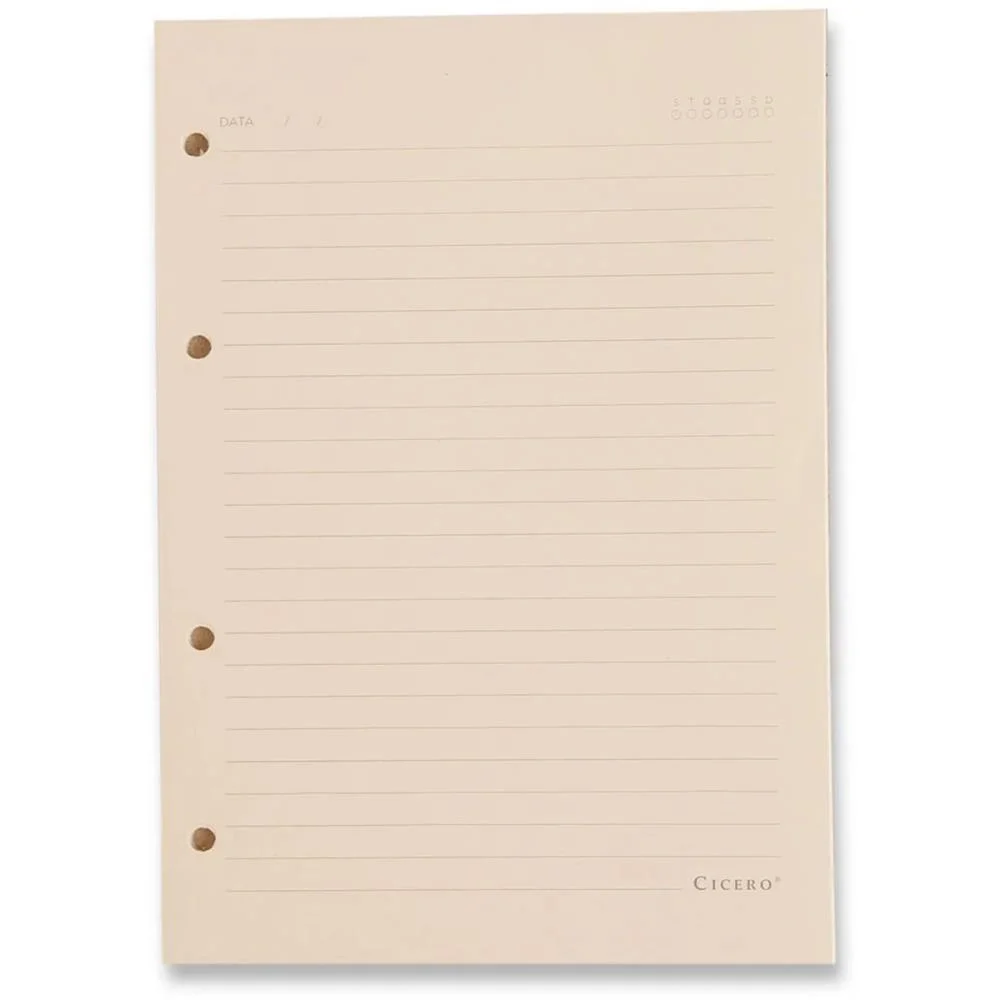 Caderno Criativo Refil Pautado 40F 80G 148X210M Cicero (Pacote) - imagem 3