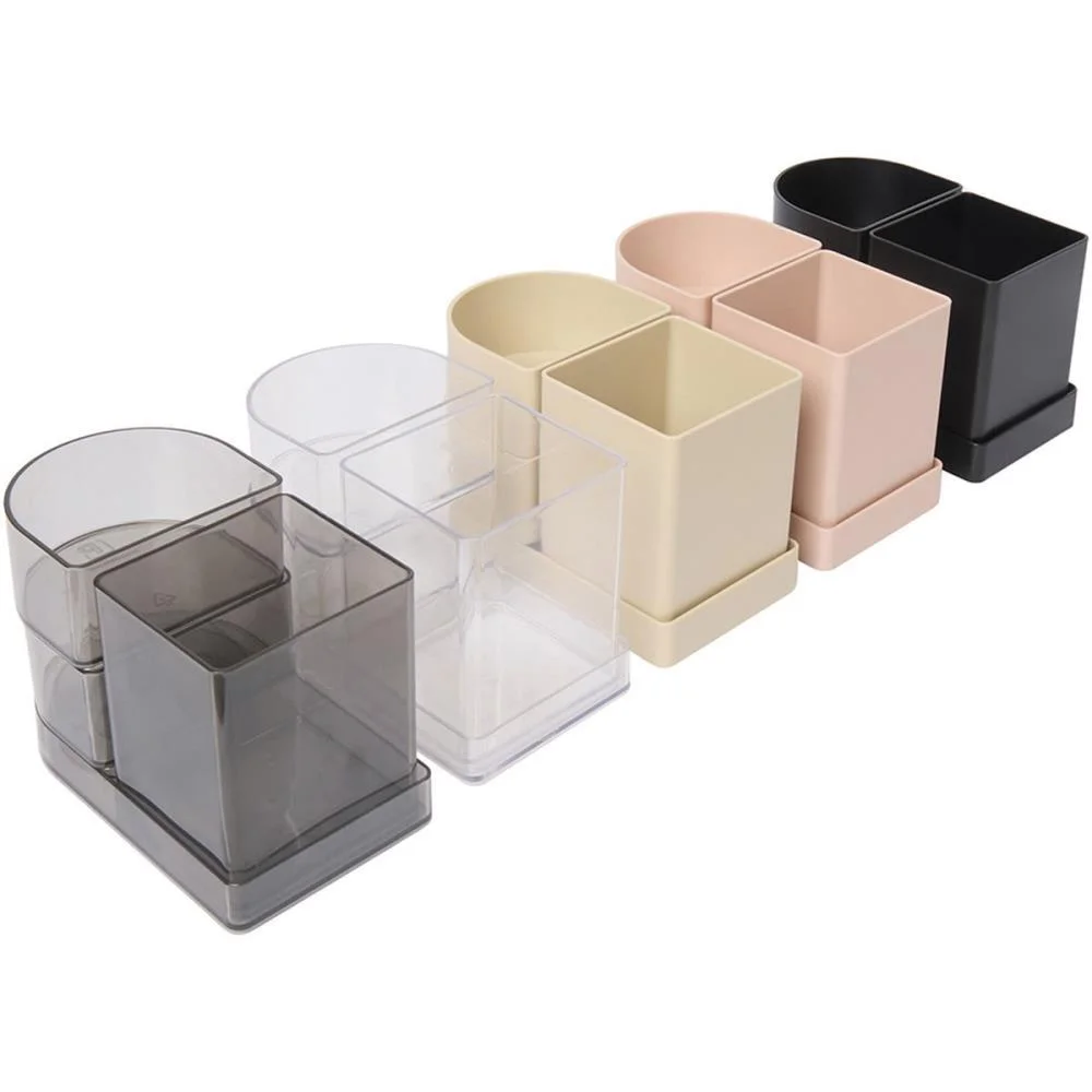 Acessorio Para Mesa Organizador Compact Preto 4 Pe Polibras (Kit) - imagem 5