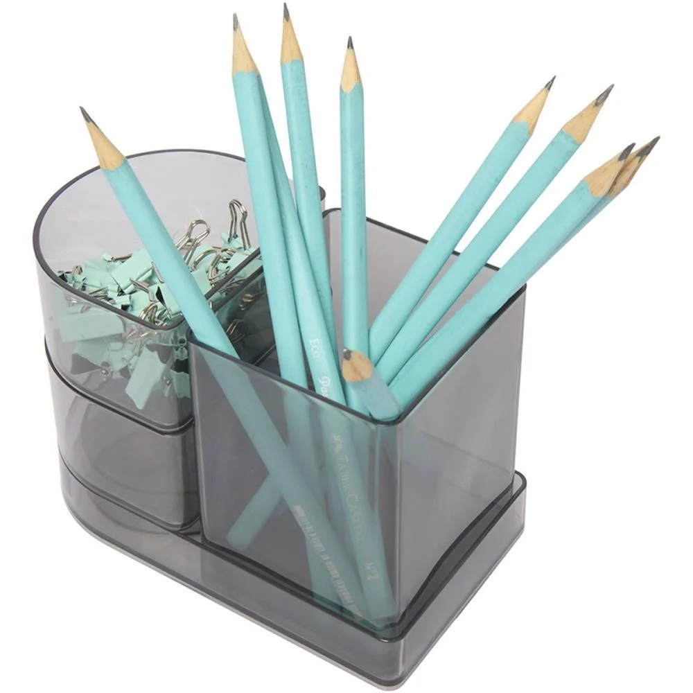 Acessorio Para Mesa Organizador Compact Fume 4 Pec Polibras (Kit) - imagem 7