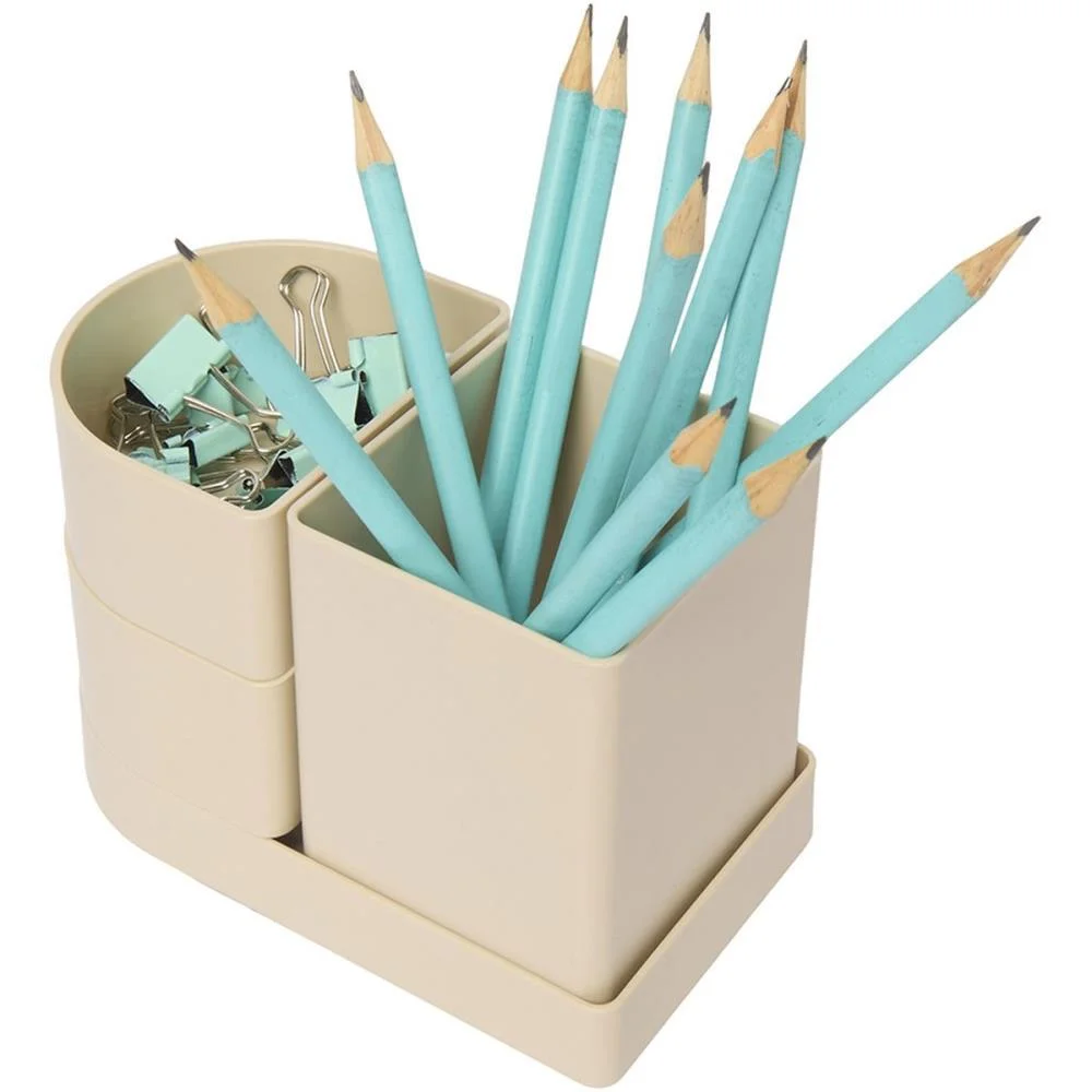 Acessorio Para Mesa Organizador Compact Areia 4 Pe Polibras (Kit) - imagem 2