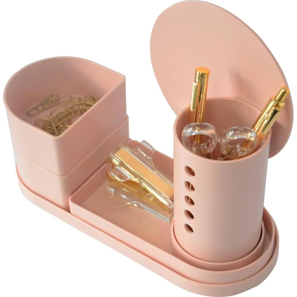 Acessorio Para Mesa Organizador Collage Rosa Antig Polibras (Kit) - imagem 3