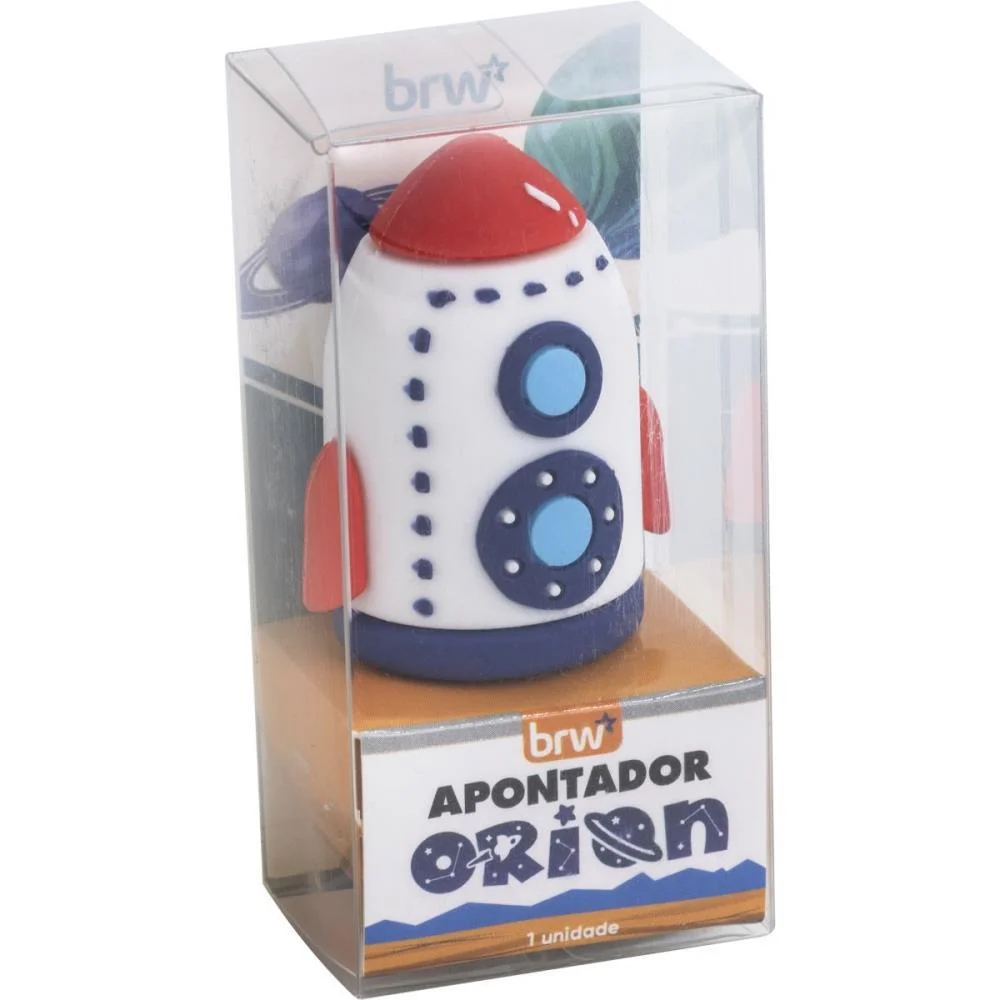Apontador Sem Deposito Orion Plastico (S) Brw (Dp.c/12) - imagem 2