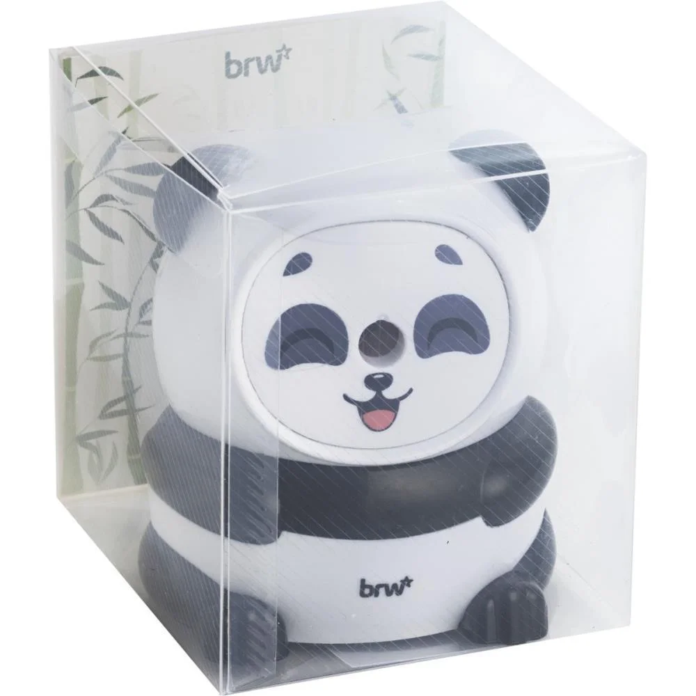 Apontador Com Deposito Panda Com Manivela Brw (Unidade) - imagem 3
