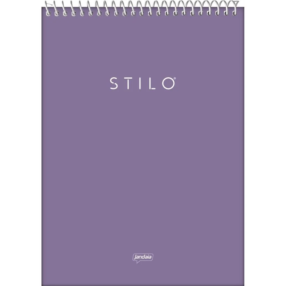 Caderno 01X1 Capa Dura Stilo Trend Topo Canhoto 80Fls Jandaia (Pct.c/04) - imagem 7