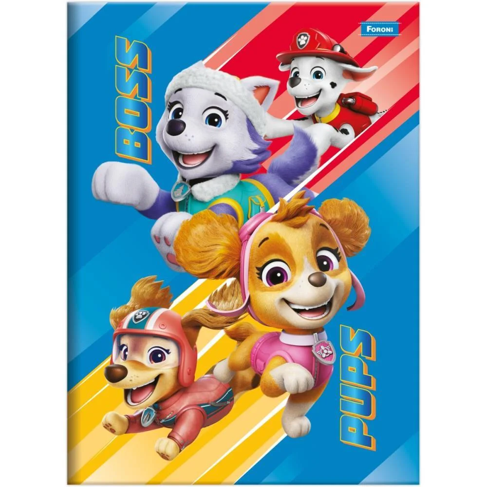 Caderno Brochura 1/4 Capa Dura Patrulha Canina 48F Foroni (Pct.c/05) - imagem 6