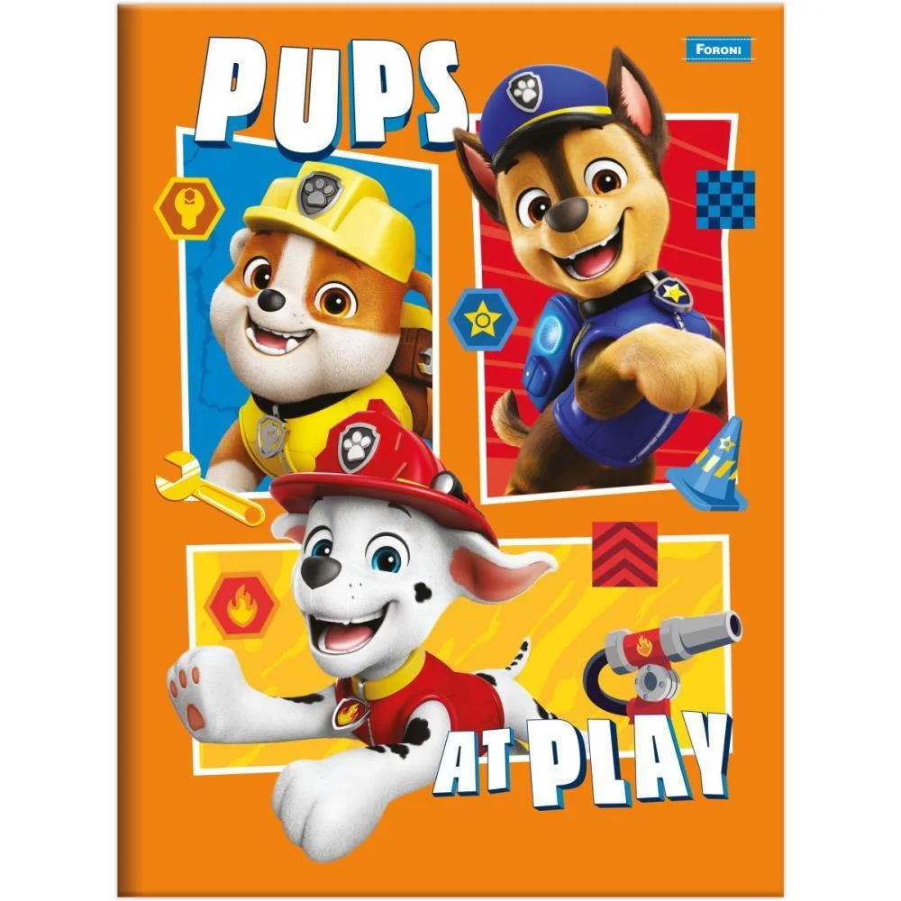 Caderno Brochurao Capa Dura Patrulha Canina 48F Foroni (Pct.c/05) - imagem 3