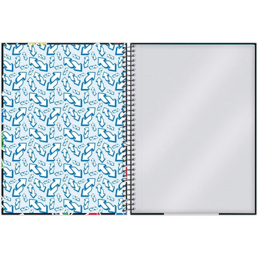 Caderno 01X1 Capa Dura Uno 80Fls Foroni (Pct.c/04) - imagem 6