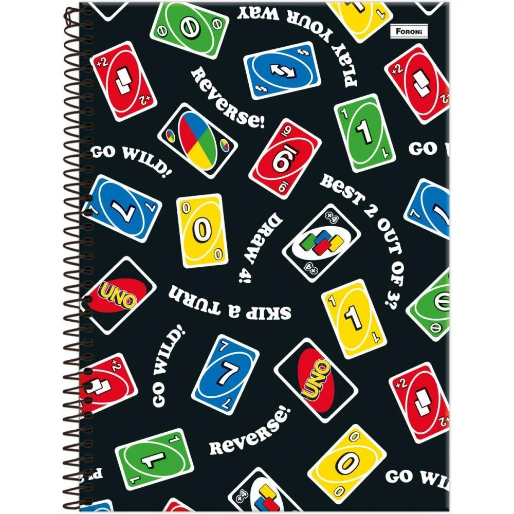 Caderno 01X1 Capa Dura Uno 80Fls Foroni (Pct.c/04) - imagem 9