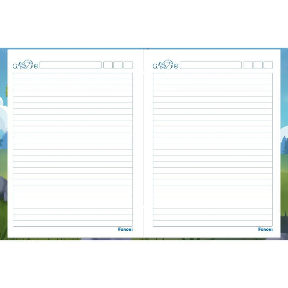 Caderno Linguagem Capa Dura Aventurinos Costurado 40F Foroni (Pct.c/10) - imagem 4
