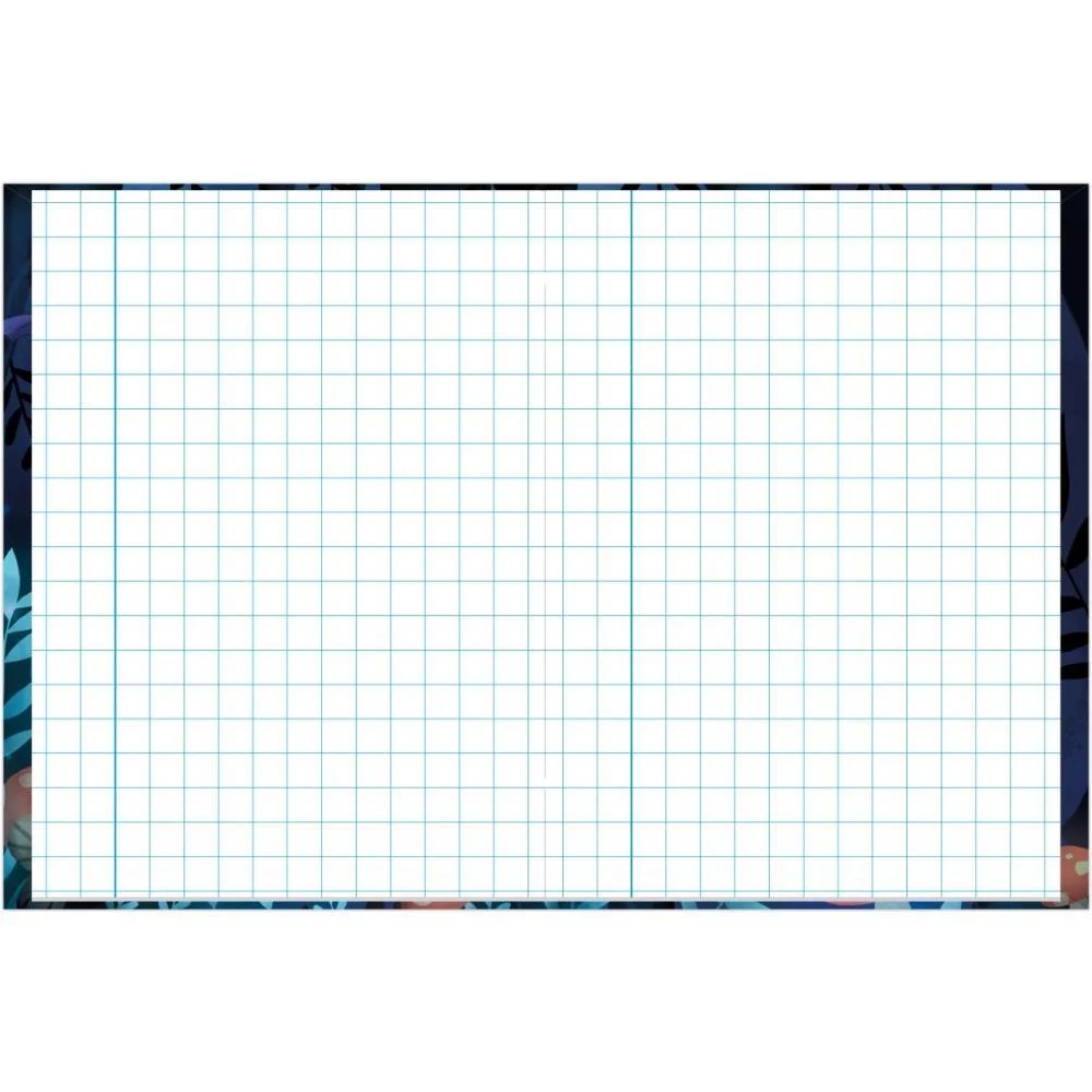 Caderno Quadriculado Univers. 1X1Cm Colegial 40F Aventurinos Foroni (Pct.c/10) - imagem 4