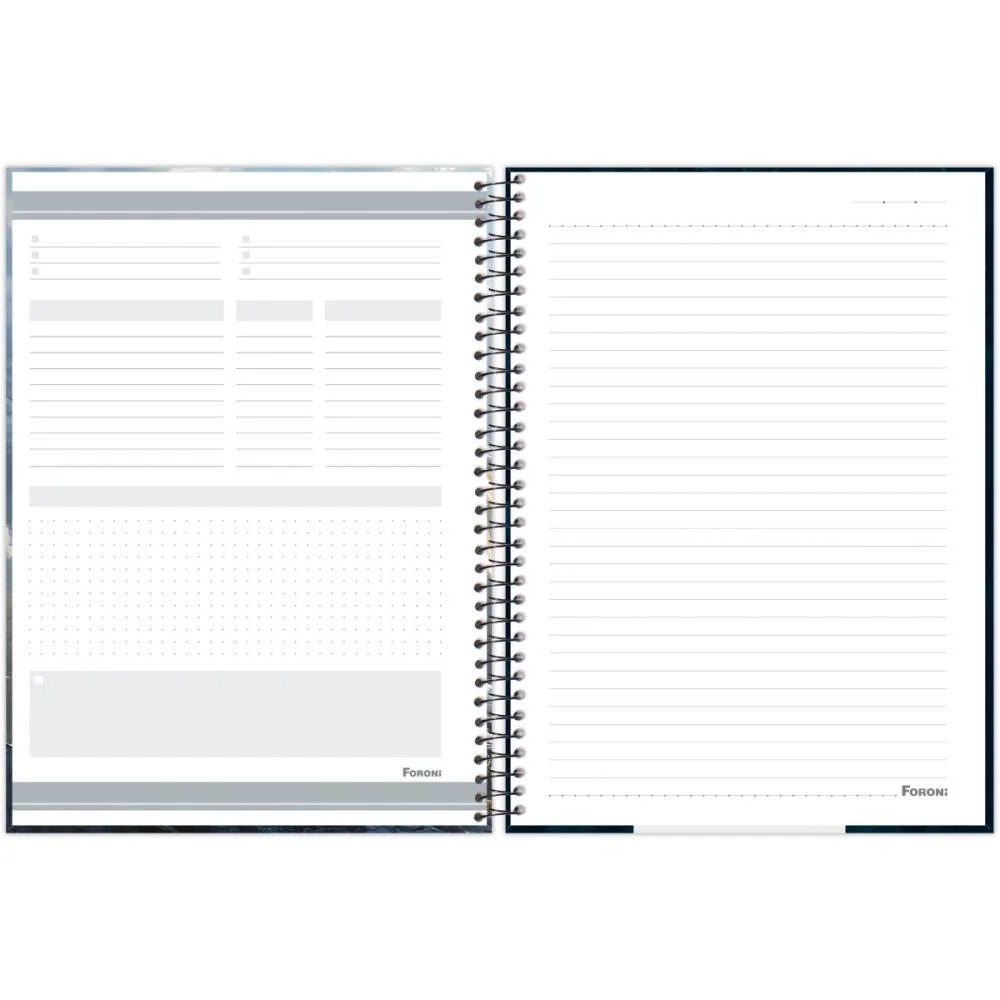 Caderno 10X1 Capa Dura Drakos 160Fls Foroni (Pct.c/04) - imagem 8